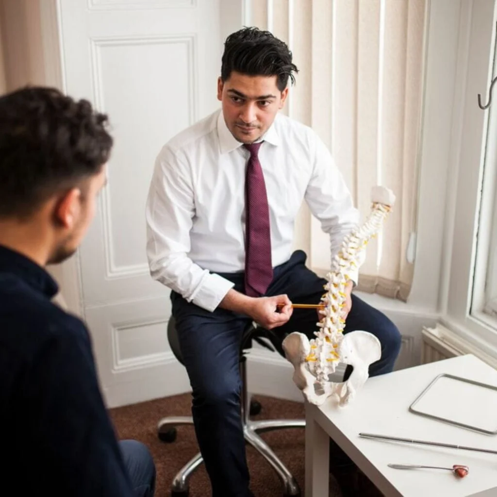 Dr Siraj Chohan Chiropractor at Finchley Back Care Centre